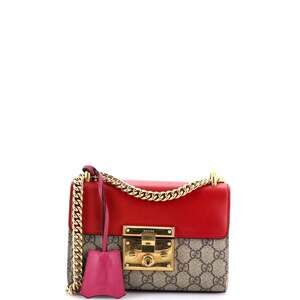 Gucci Padlock Shoulder Bag Gg Coated #223405G61B